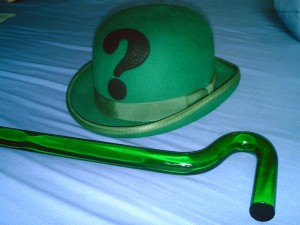 Green Bowler Hat Riddler