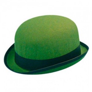 Green Bowler Hats