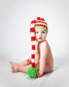 Infant Santa Hat