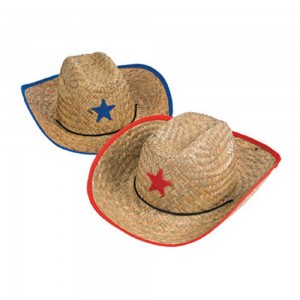 Kids Straw Cowboy Hat