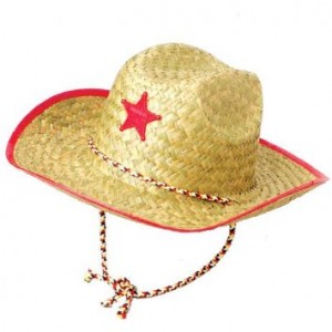 Kids Straw Cowboy Hats