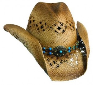 Ladies Straw Cowboy Hats