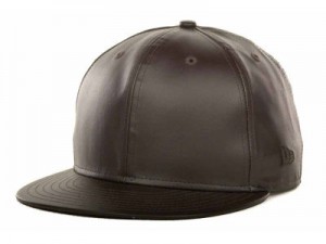 Leather Snapback Hat