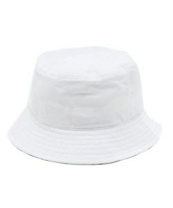 Mens White Bucket Hat
