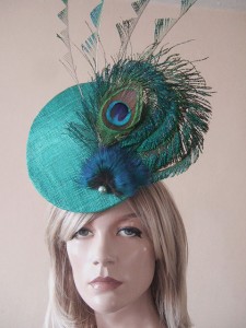 Peacock Feather Hat