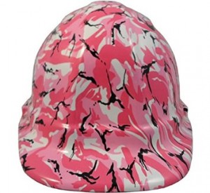 Pink Camo Hard Hat