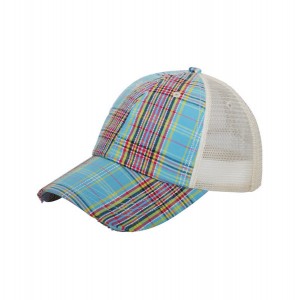 Plaid Trucker Hat