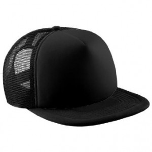 Plain Black Trucker Hat