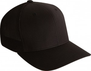 Plain Black Trucker Hat