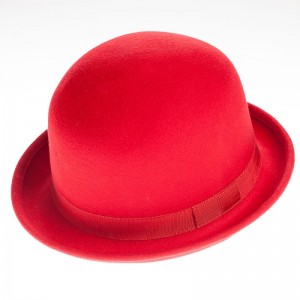 Red Bowler Hat