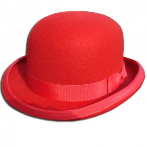 Red Bowler Hats