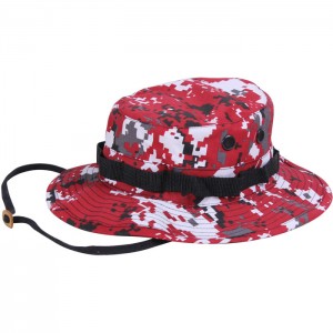 Red Camo Boonie Hat