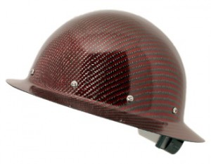Red Carbon Fiber Hard Hat