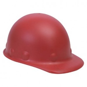 Red Fiberglass Hard Hat