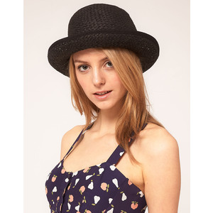 Straw Bowler Hat Images