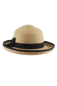 Straw Bowler Hat Women