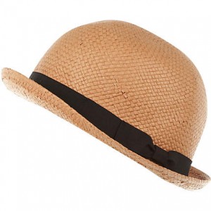 Straw Bowler Hats