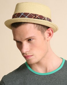 Straw Fedora Hat for Men