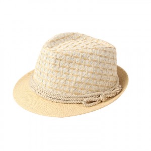 Straw Fedora Hats for Kids