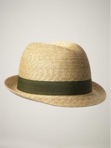 Straw Hat Fedora