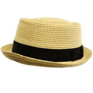 Straw Pork Pie Hats for Men