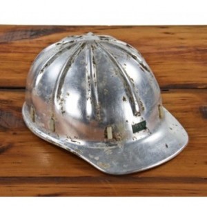 Vintage Aluminum Hard Hat