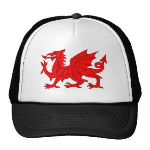 Welsh Dragon Hats