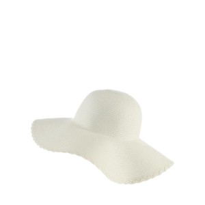White Floppy Sun Hat