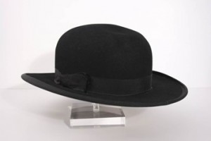 Wide Brim Bowler Hat