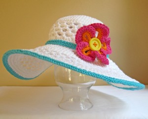 Wide Brim Sun Hat Crochet Pattern