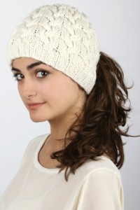 Winter Ponytail Hat