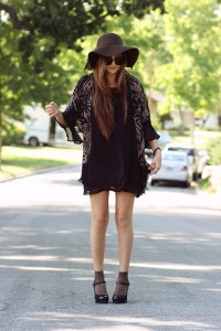 Wool Floppy Hat Outfit