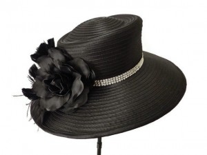 Black Church Hat