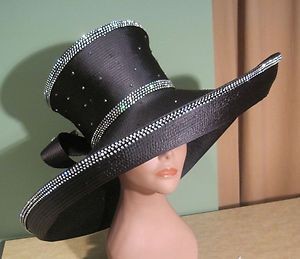 Black Church Hats