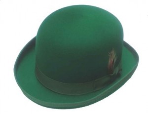 Green Derby Hat