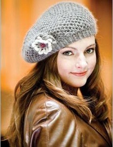 Knit Beret Hat