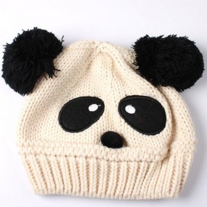 Knit Panda Hat