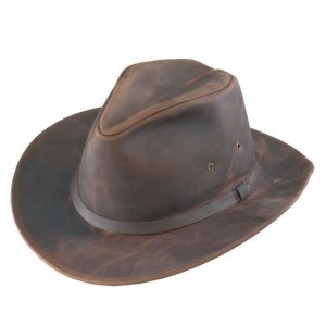 Leather Safari Hat