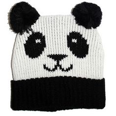 Panda Knit Hat