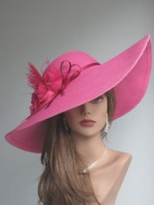 Pink Derby Hat