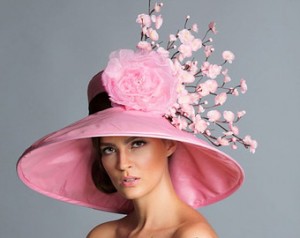 Pink Derby Hats