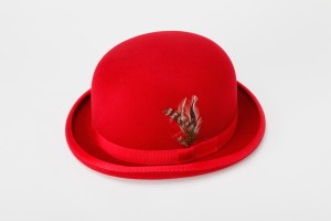 Red Derby Hat