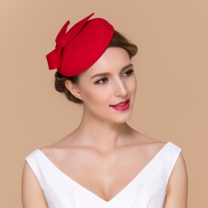 Red Pillbox Hat