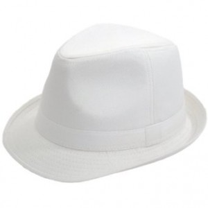 Trilby Hat White