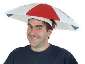 Umbrella Hat with Fan