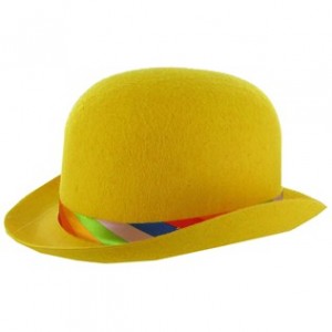 Yellow Derby Hat