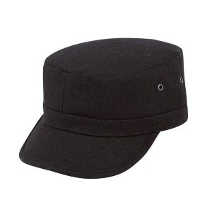 Black Color Military Hats