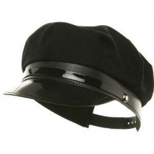 Black Chauffeur Hat