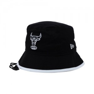 Black Chicago Bulls Bucket Hat