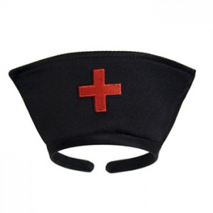 Black Nurse Hat